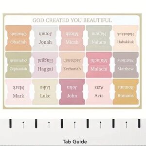 Colorful Bible Tab Guide B7